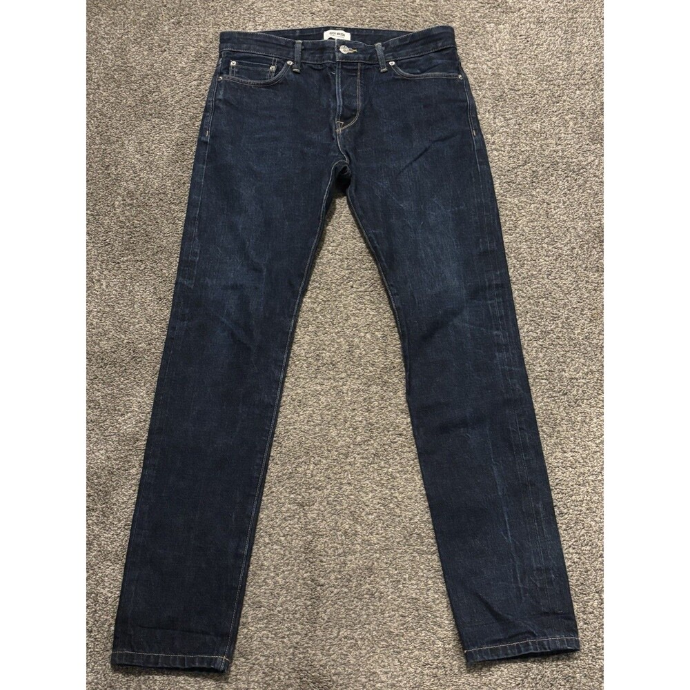 Buck Mason Selvedge Denim Slim Fit Jeans USA Made 33x33 Mens Blue
